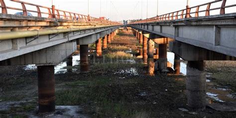 La Bajante Del Salado Dej Al Descubierto Los Pilares De Un Puente De