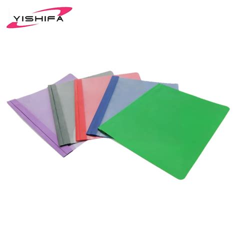 Customized Design A4 Plastic Portfolio Poly Folder Pp 3 Prongs Pocket