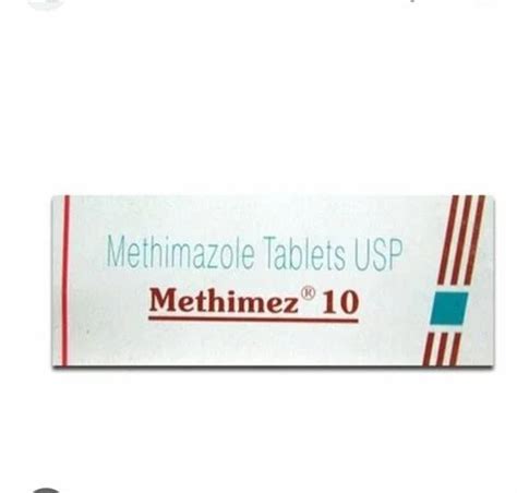 Methimazole Methimez 10 Mg Tablet At Rs 150stripe Pharma Medicines