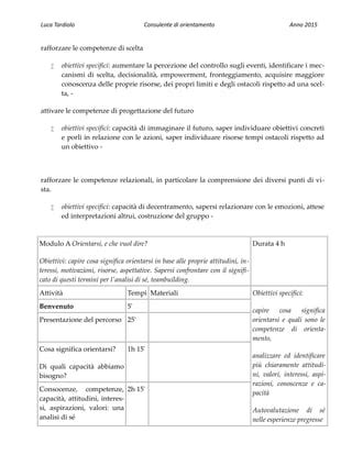 Ipotesi Modello Orientamento PDF