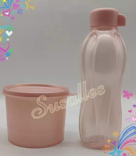 Kit Infantil Eco Tupper Redondinha Rosa Met Lica Tupperware Frete Gr Tis