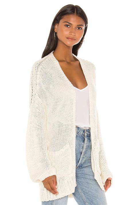 Indah Cayenne Solid Oversized Cardigan In Opal REVOLVE