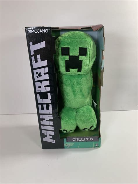 New Jinx Mojang Minecraft 11 Green Creeper Plush 2016 New In Box 3928048608