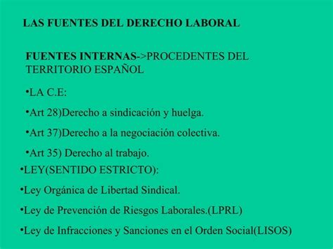 Que Leyes Rigen Las Relaciones Laborales Ppt