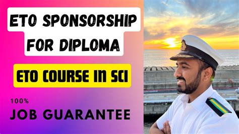 Best ETO Sponsorship College For Diploma Students Join Shipping