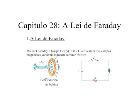 Pdf Capitulo 28 A Lei De Faraday Gotaengbr · A Lei De Faraday Exemplos De