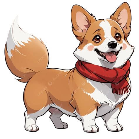 Pembroke Welsh Corgi Dog, Kawaii, Dog, Cartoon PNG Transparent Image