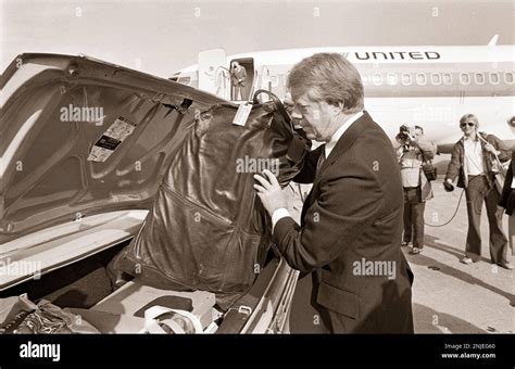 President Elect Jimmy Carter Wife Rosalynn Daughter Amy And Son Chip With Wife Caron Board A