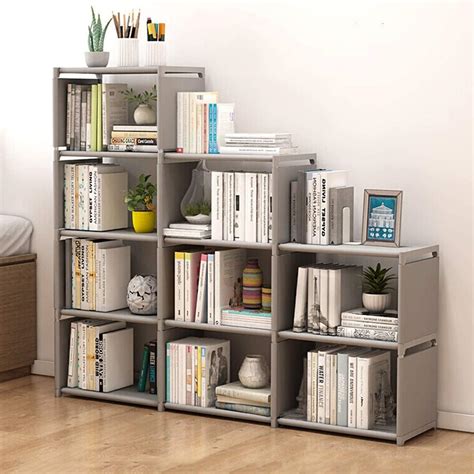 HOSTARME Bookshelf Kids 9 Cube Book Shelf Organizer Bookcase DIY for ...