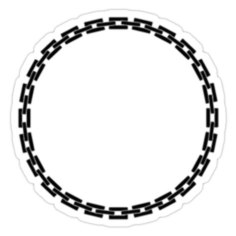 Chain Link Circle Svg