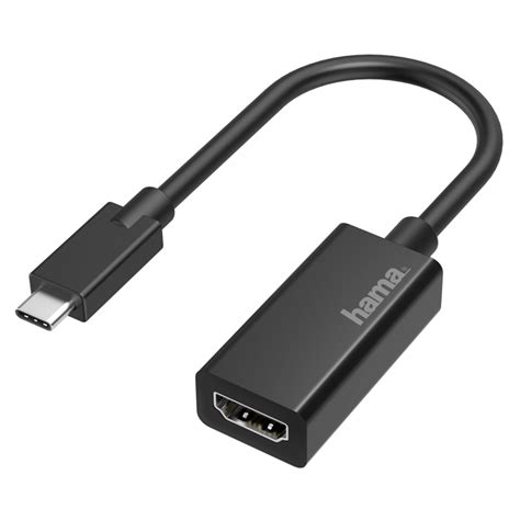 Hama K Ultra Hd Usb C Plug To Hdmi Video Adapter Black New Tech