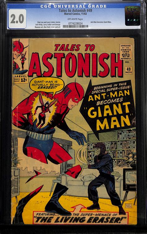 Comicconnect Tales To Astonish Cgc G