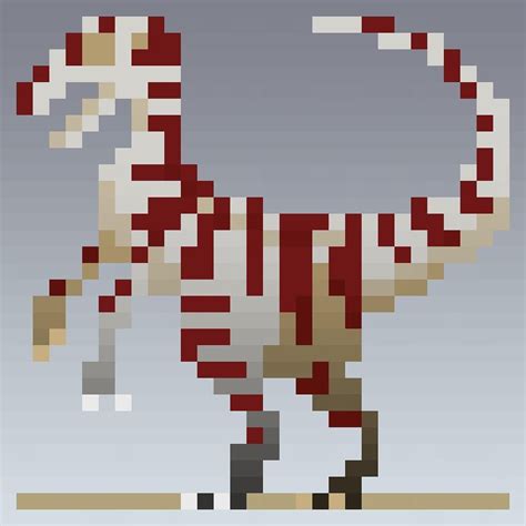 Dinosaur Minecraft Pixel Art