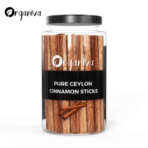 Organiva Organic Alba Grade Pure Ceylon Cinnamon Sticks G Or G