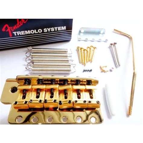 Jual Fender American Vintage Stratocaster Tremolo Bridge Set Gold Shopee Indonesia