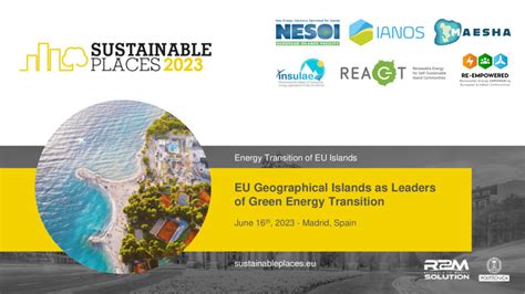 Eu Geographical Islands As Leaders Of Green Energy Transition 5th