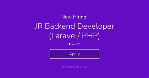 Jr Backend Developer Laravel Php At Supercommerce