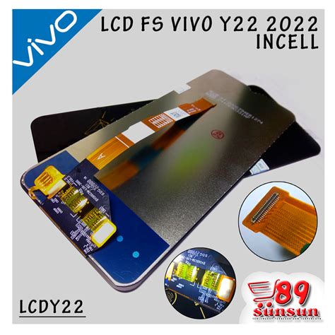 VEF LCD FS VIVO Y22 2022 ORI BLACK