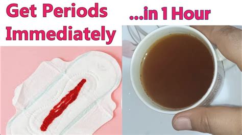 How To Get Periods Immediately In One Hourhome Remedy For Irregular Periods Effective Periods