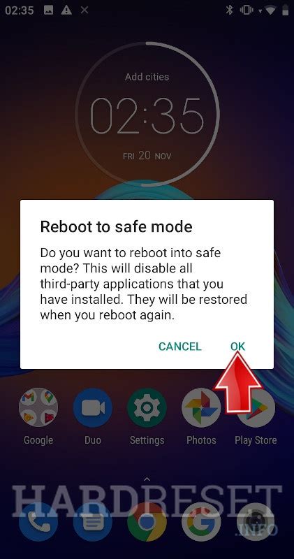 How To Turn Off And Turn On Safe Mode MOTOROLA E6 Play HardReset Info