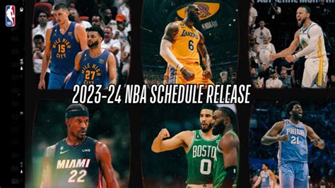 NBA Announces Schedule For 2023 24 Season NBA