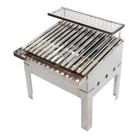 Parrilla Mini Inox Grelha Argentina Port Til Churrasco No Shoptime