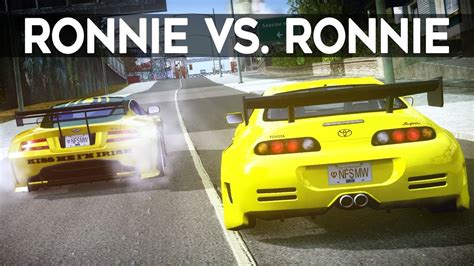 Nfs Most Wanted Toyota Supra Ronnie Vs Aston Martin Db Ronnie