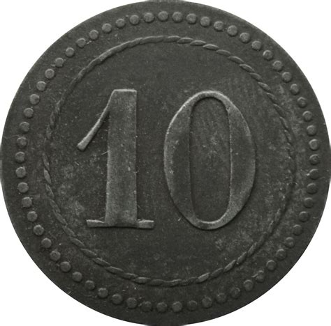 10 pfennig Güstrow Kriegsgefangenenlager IX A K Ville de Güstrow