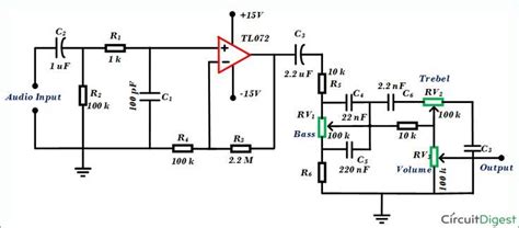 5 Tone Control Bass Mid Treble Circuits Using Ne5532 4558 Lf353 Artofit