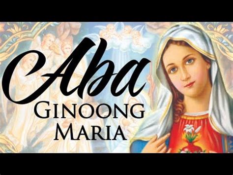 Aba Ginoong Maria By Bukas Palad Youtube