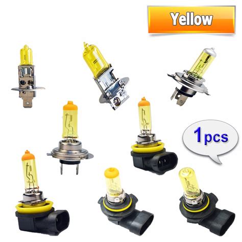 Hippcron Pcs Yellow H H H H H H Halogen Bulb V W