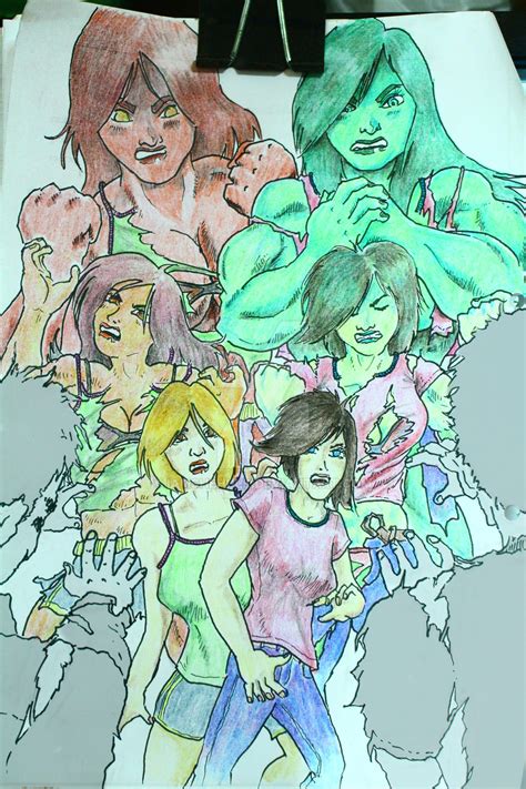 She Hulk Transformation Sequence By Iamshehulk On Deviantart