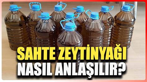 Sahte Zeytinya Nas L Anla L R Uzmanlar Zeytinya Nda Hileye Kar