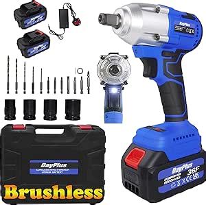 V Brushless Inch Impact Wrench With X Ah Batteries And