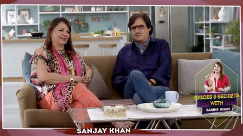 Sanjay Khan At Chef Zarine Khan S Cooking Show Spice Secrets With