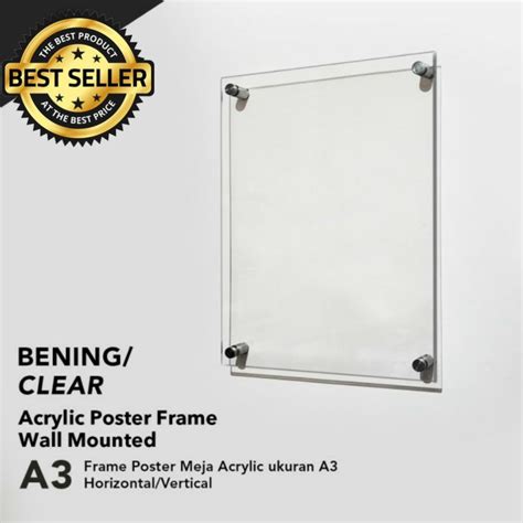 Jual Akrilik Poster A3 Dindingframe Poster A3 Shopee Indonesia