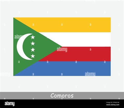 National Flag Of Comoros Comorian Country Flag Union Of The Comoros