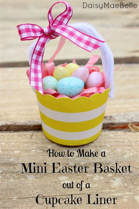 How To Make A Mini Easter Basket Daisymaebelle Mini Easter Basket