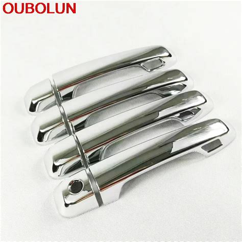 Car Styling For Toyota Land Cruiser Lc200 2016 Abs Chrome Side Door Handle Cover Trims With