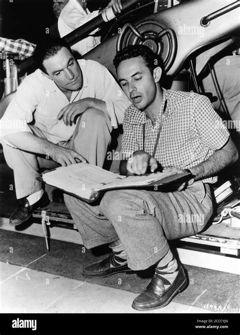 Gene Kelly And Stanley Donen On Set Candid During Filming Of Singin In The Rain 1952 Directors