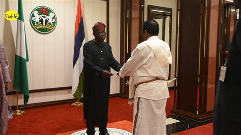 President Tinubu Receives Letter Of Credence From Ethiopia Ambassador