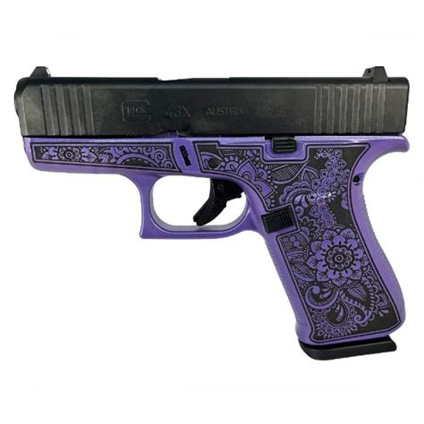 GLOCK 43X 9MM - Mandela w/ Purple Pearl