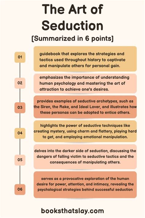 The Art Of Seduction Summary