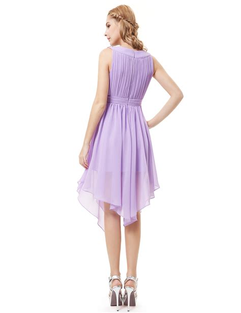 Ever Pretty Short Sexy Cocktail Dresses Sleeveless High Low Party Dress