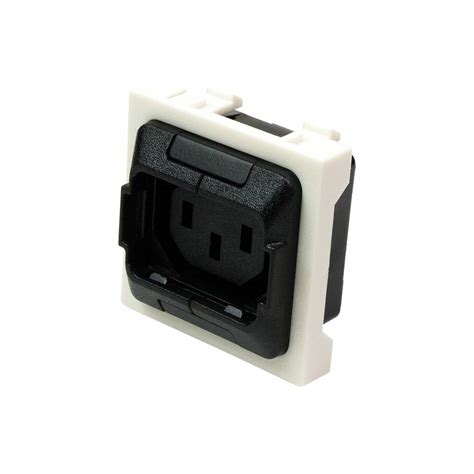Розетка LANMASTER IEC 60320 C13 с блокировкой, 10A, 250V, формата ...