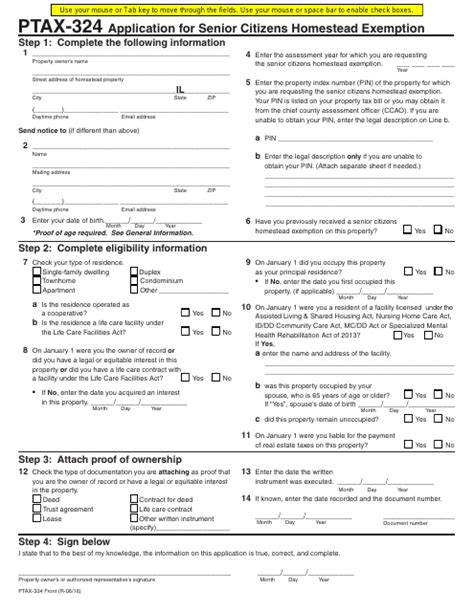 Non Homestead Property Tax Exemption Illinois