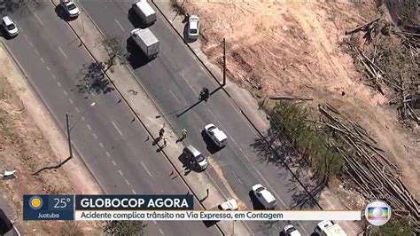 Vídeo Globocop flagra acidente em Contagem nesta segunda feira MG1 G1