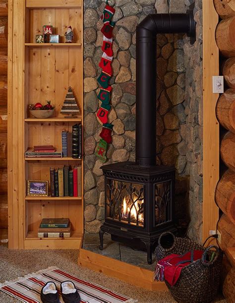 Log Cabin Decorated Like Santa S House