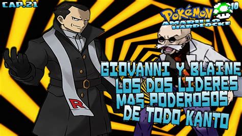 Pok Mon Amarillo Hardlocke Cap Los Dos Lideres Mas Fuertes De Todo