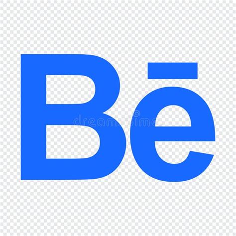 Behance Icon Illustration Behance App Logo Editorial Stock Image